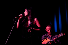 Nathalie Pires, fado singer, at Atlantic Roots & Routes concert