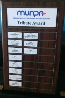 Tribute Awards Plaque