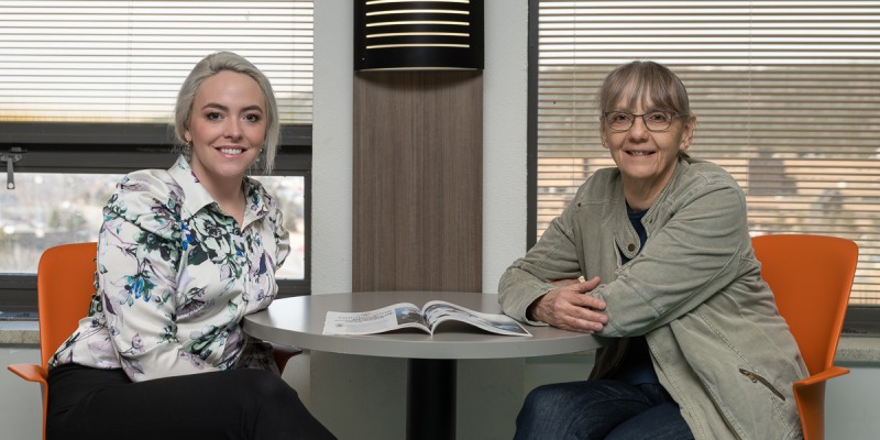 Chantille Haynes and Dr. Joy Maddigan