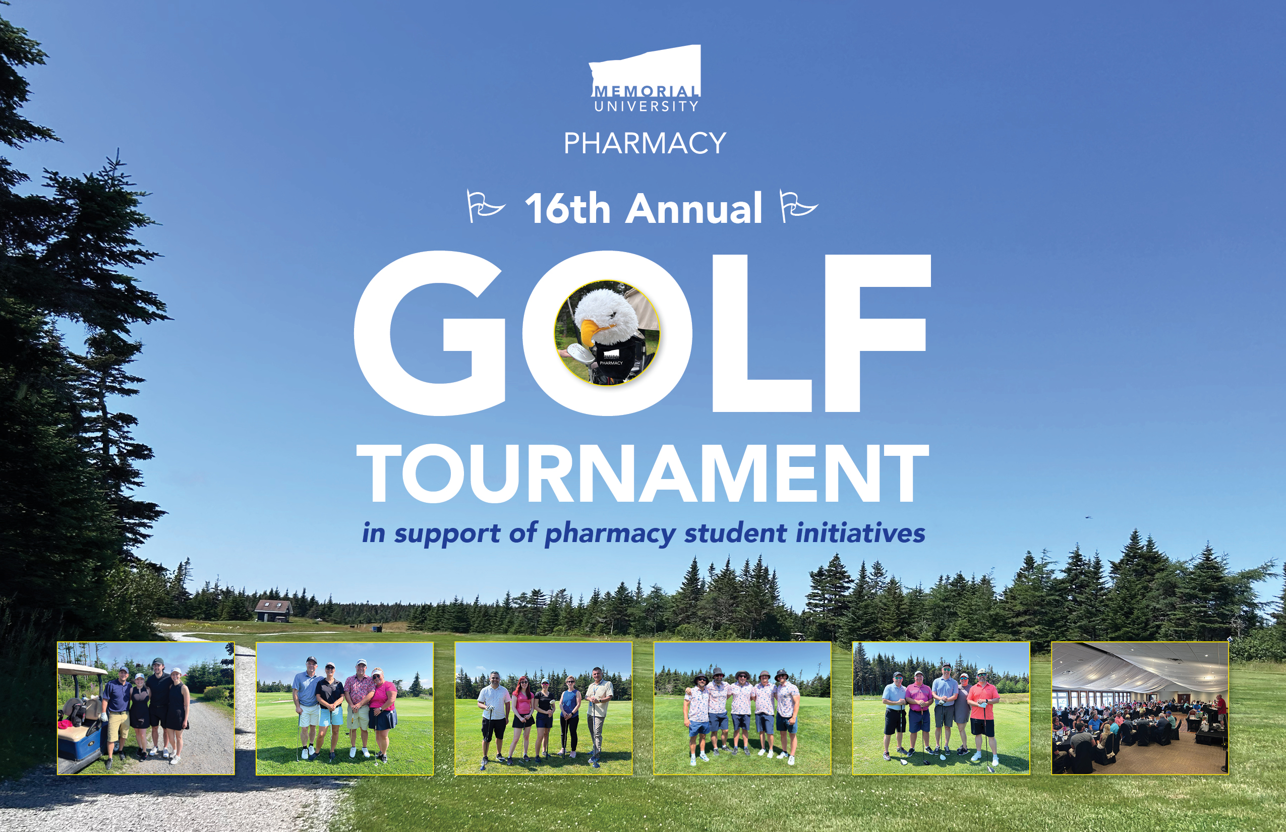 School of Pharmacy 16th Annual Golf Tournament artwork