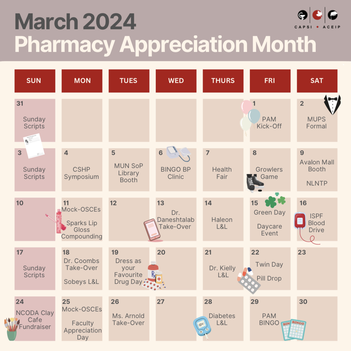 Pharmacy Appreciation Month 2024 - Calendar of Events