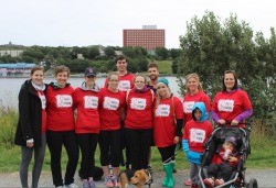 The School of Pharmacy AIDS Walk for Life team.