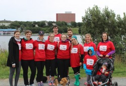 The School of Pharmacy AIDS Walk for Life team.