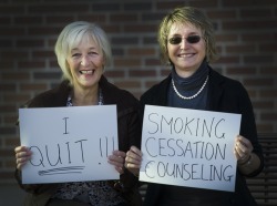 (L-R): Karen Brown and Dr. Leslie Phillips.