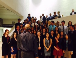 Group shot at the 2015 Scholarships and Awards Ceremony.