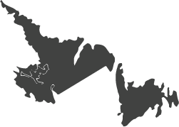 outline of Newfoundland and Labrador