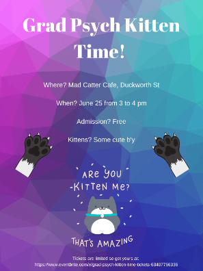 Kitten event poster