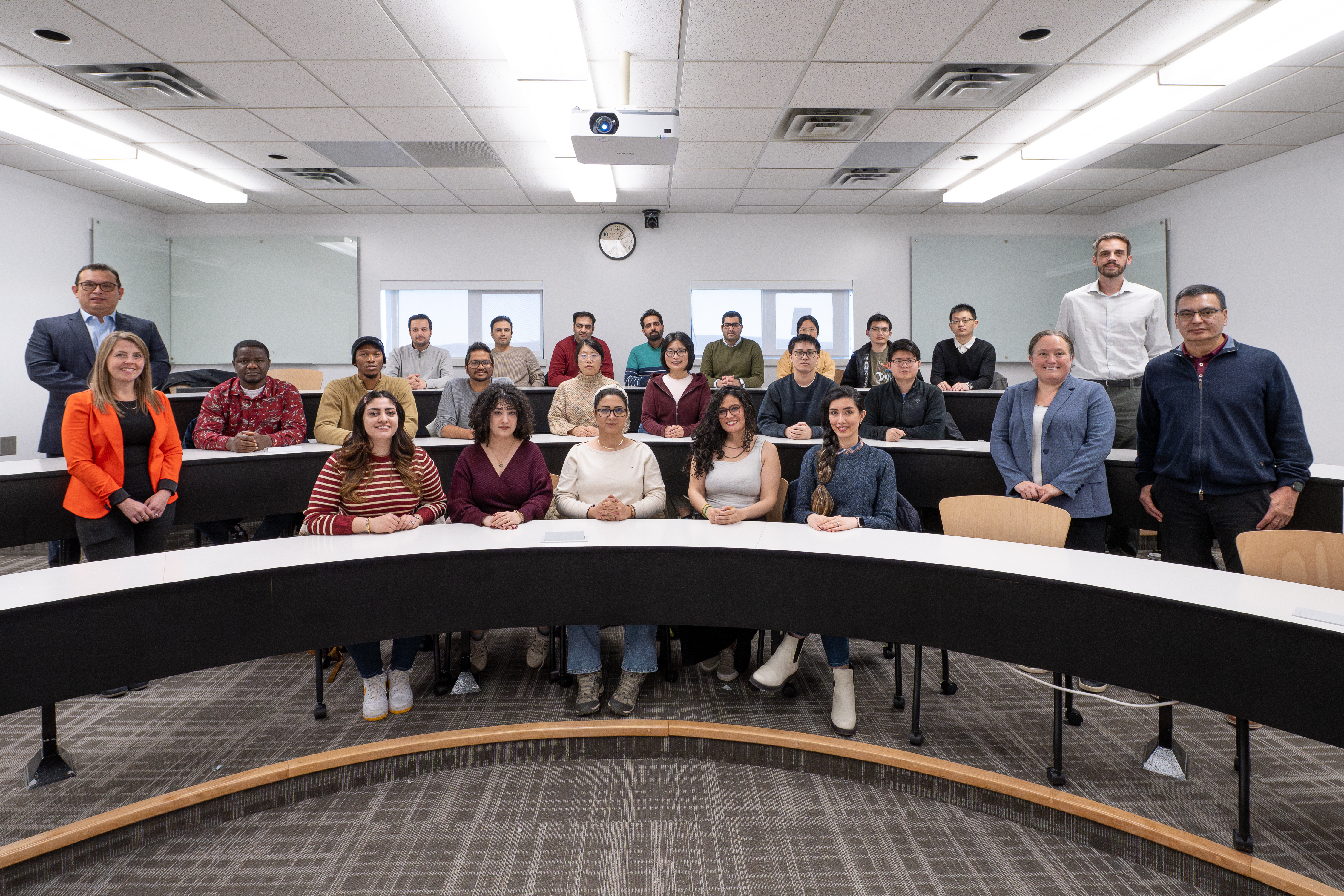A photo of the students who participated in the first offering of the Research Mobilization Fellowship program.