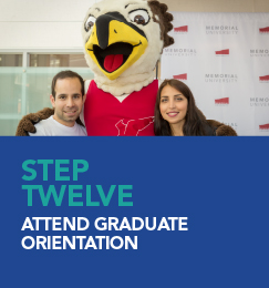 attend graduate orientation 