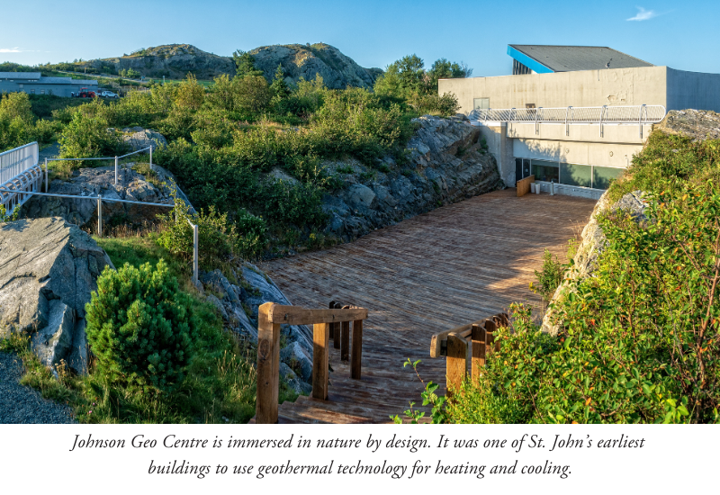 Johnson Geo Centre Rock Deck Signal Hill Campus