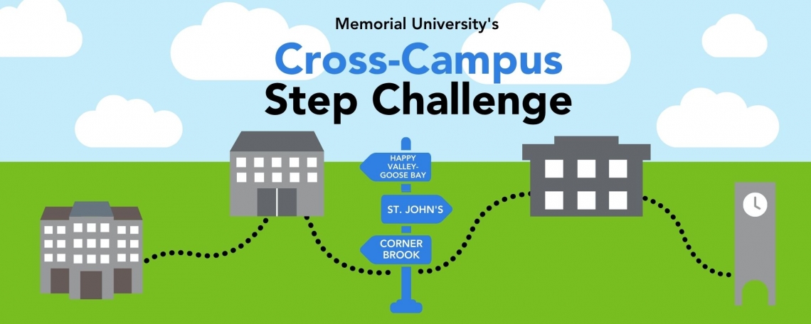 Cross Campus Step Challenge poster