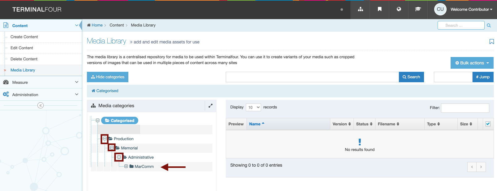 Locate your media library (and its contents) | Terminalfour (T4) User ...