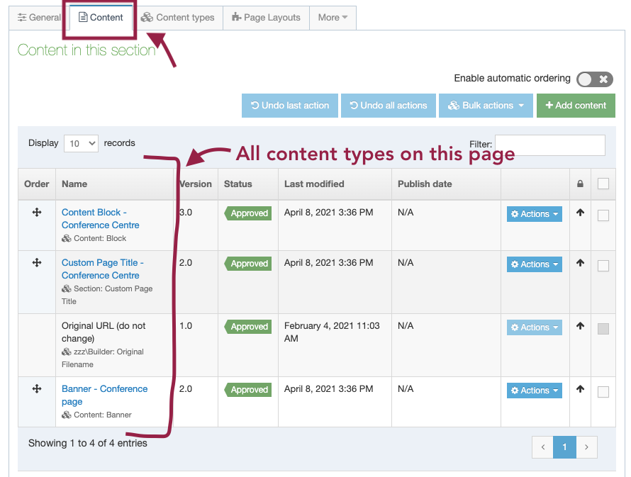 Edit a page using standard interface | Terminalfour (T4) User Guide ...