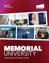 The cover of the Memorial University lure brochure.